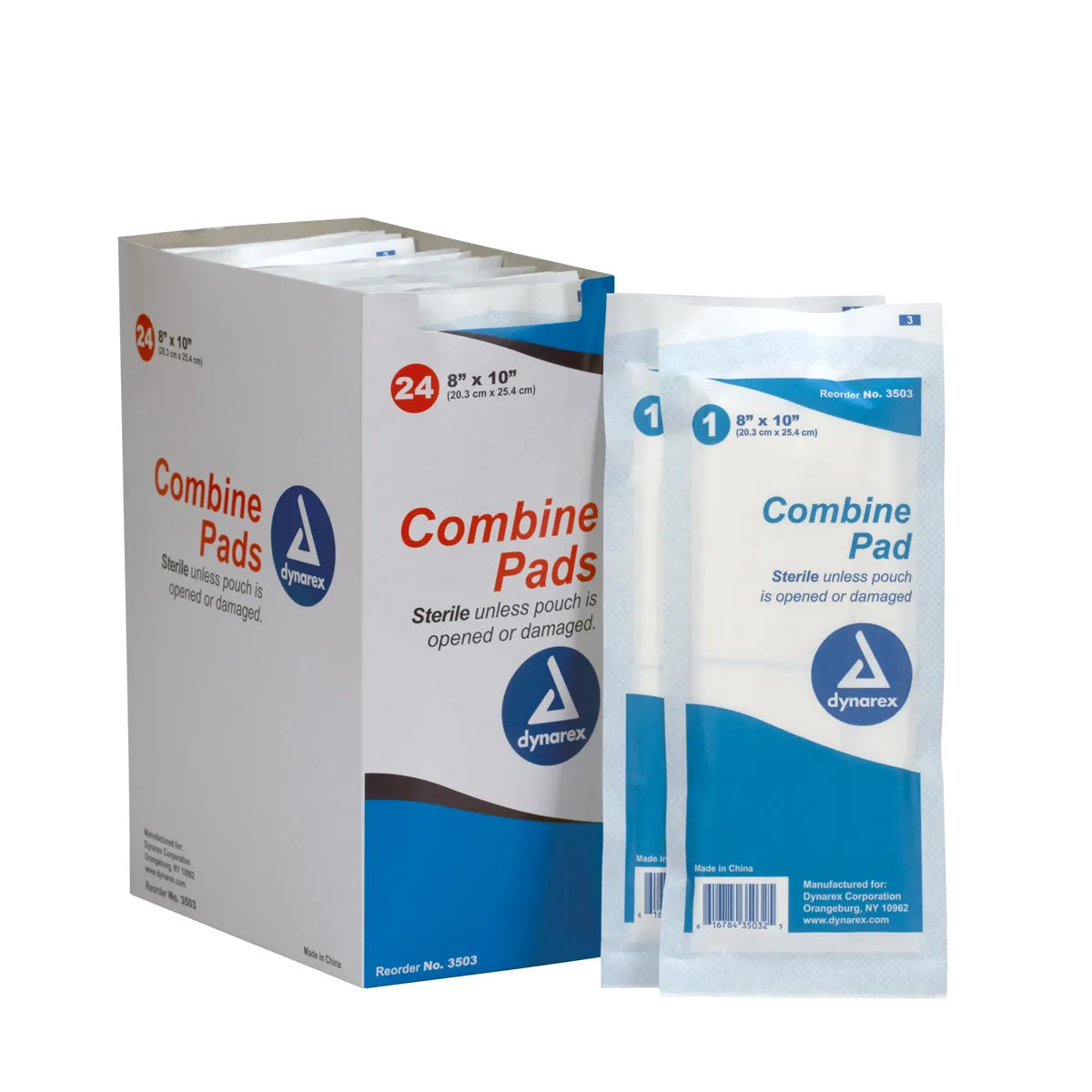 First Aid Only 8x10 traumapad 24 stk steril