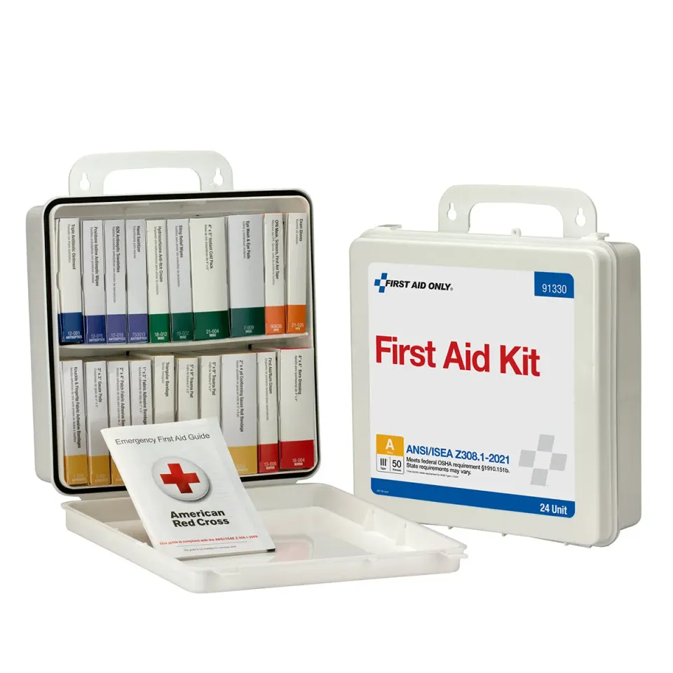 First Aid Only 50 Person ANSI A førstehjelpsskrin 130 deler