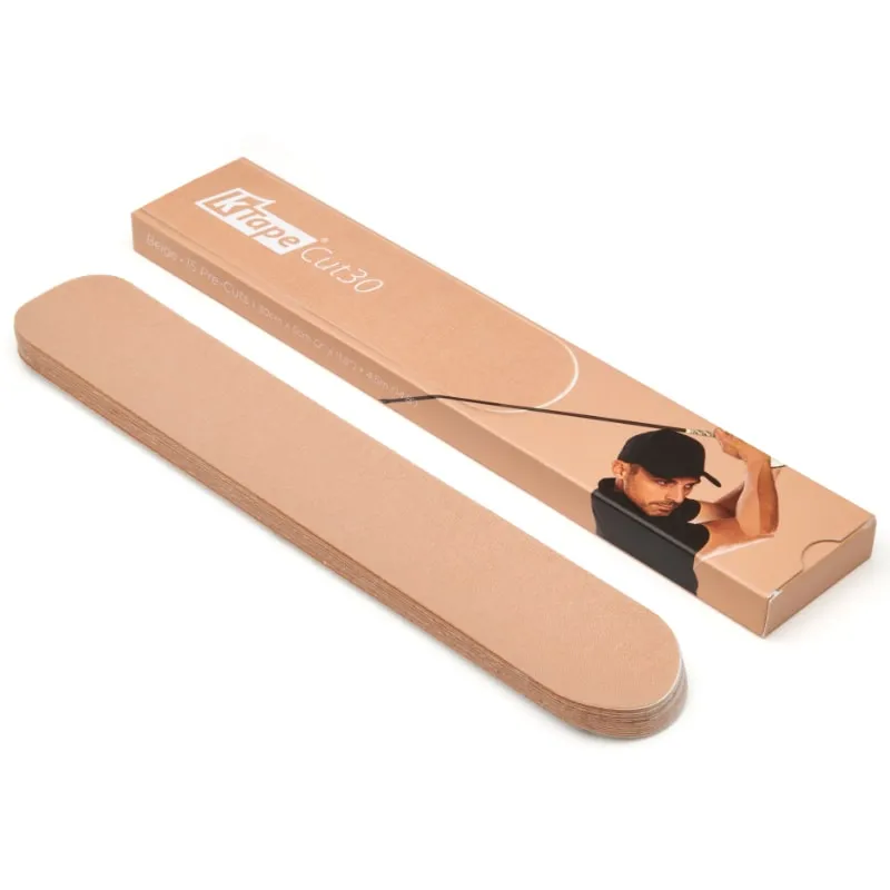 K-Tape Cut30 kinesiologitape beige 15 x 30 cm ferdig