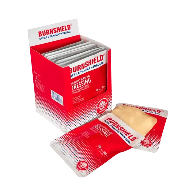 Burnshield brannbandasje 10x10 cm 15-pk hydrogel