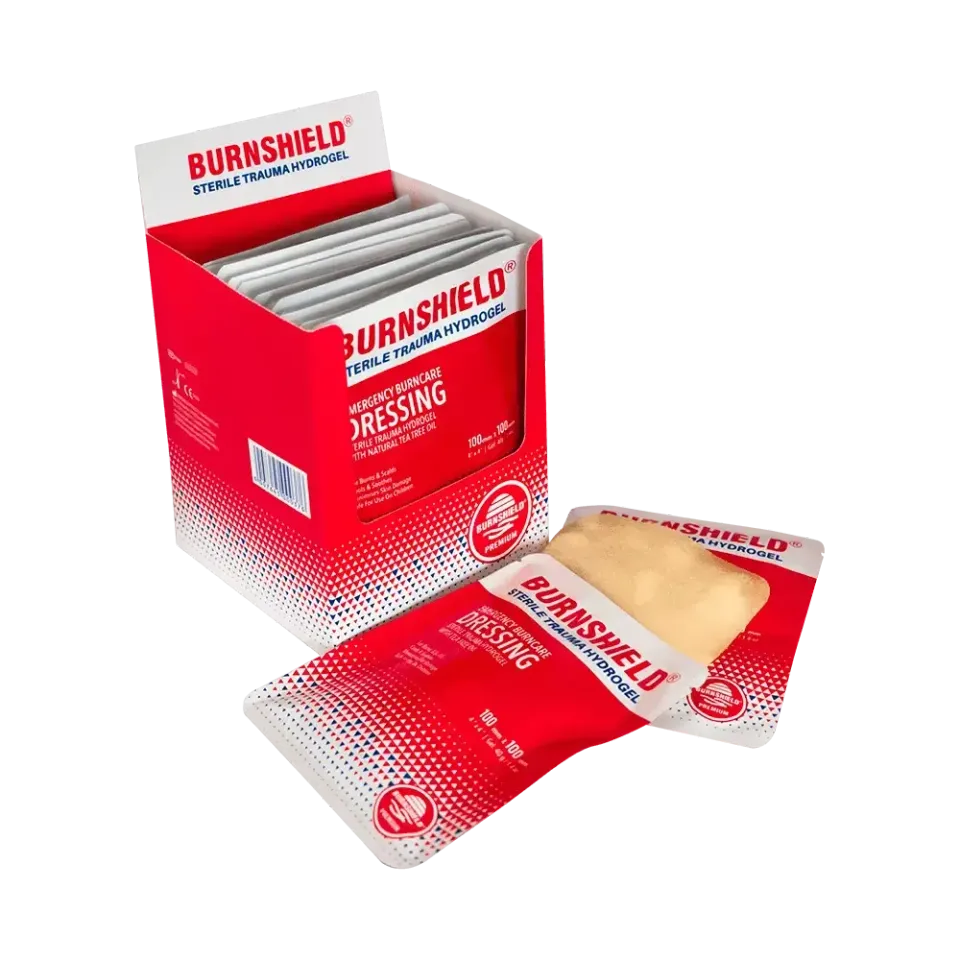 Burnshield brannbandasje 10x10 cm 15-pk hydrogel