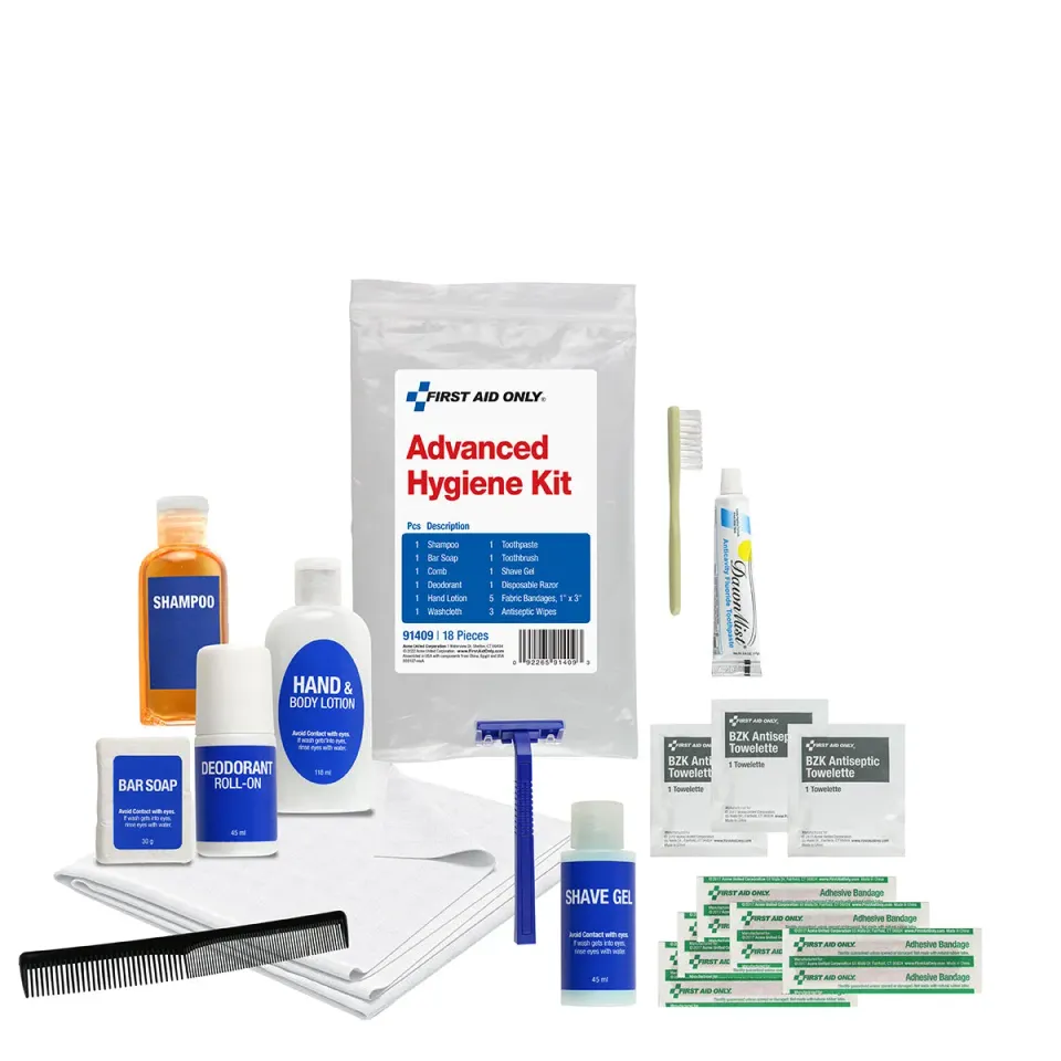 First Aid Only Advanced Hygiene hygienesett reise