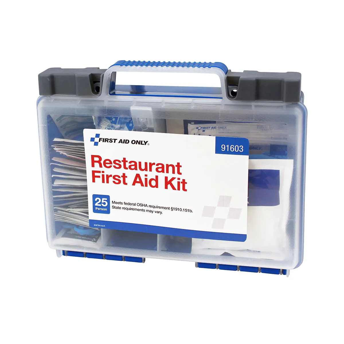 First Aid Only Restaurant førstehjelpsskrin 25 personer 125 deler
