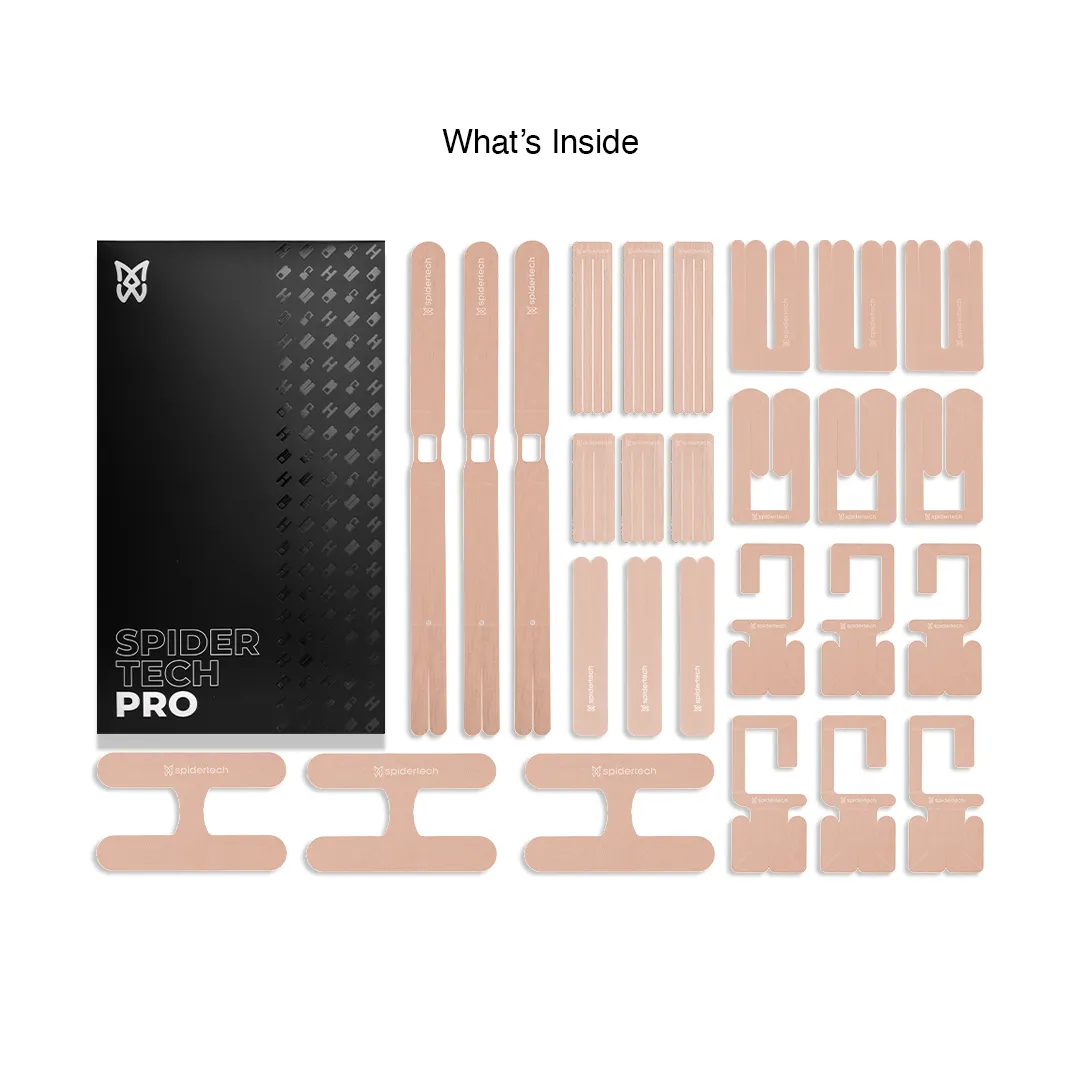 SpiderTech Starter Stack kinesiologitape bundle svart