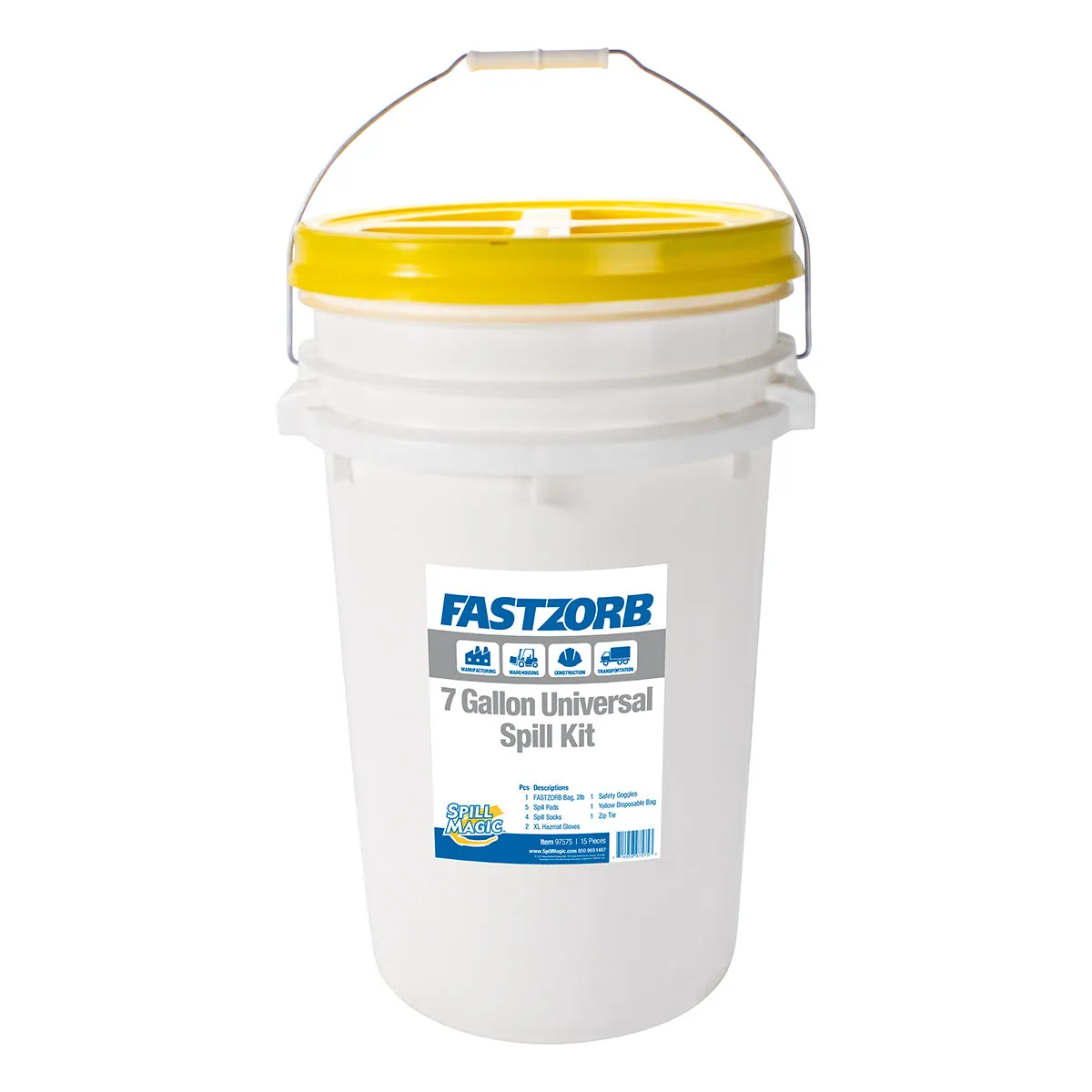 First Aid Only FASTZORB spillkit 7 gallon universal granulat