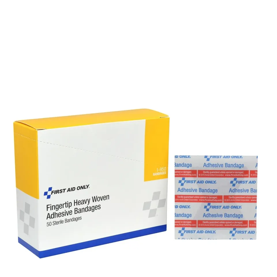 First Aid Only Heavy Woven fingertupplaster 50 stk