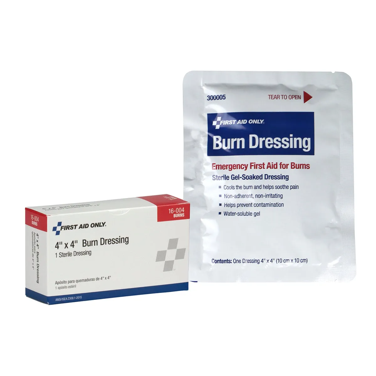 First Aid Only brannskadebandasje 10x10 cm gel steril