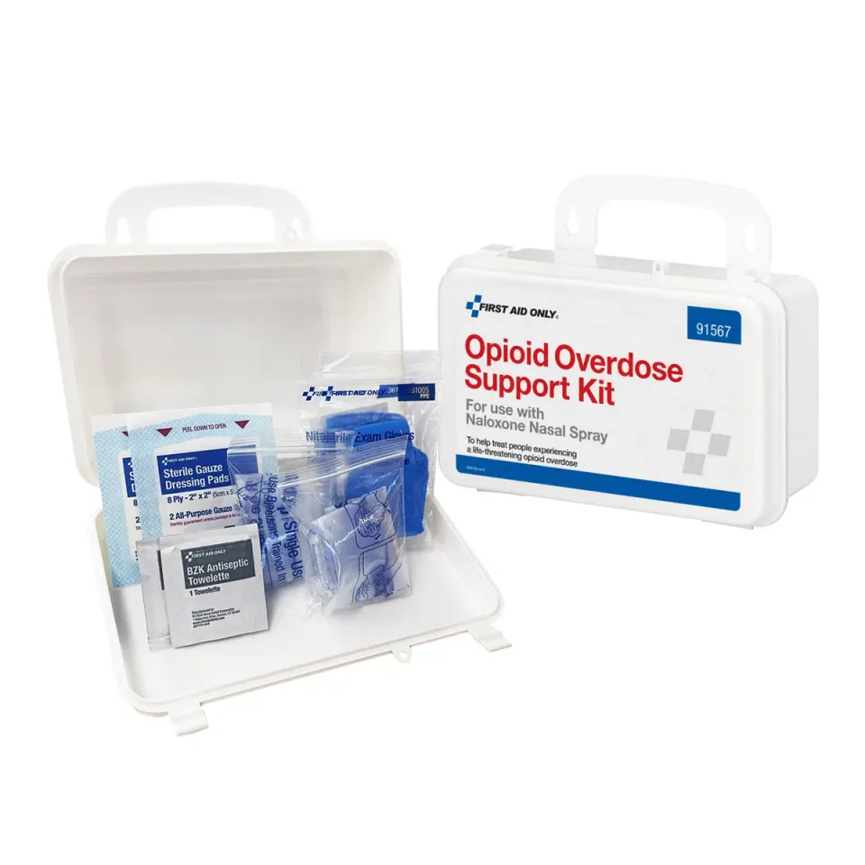 First Aid Only opioid beredskapssett plast uten nalokson