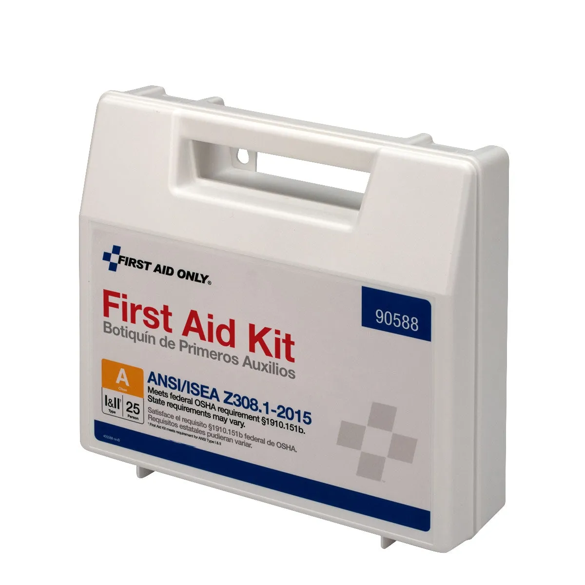 First Aid Only 25 Person førstehjelpsskrin 89 deler plast