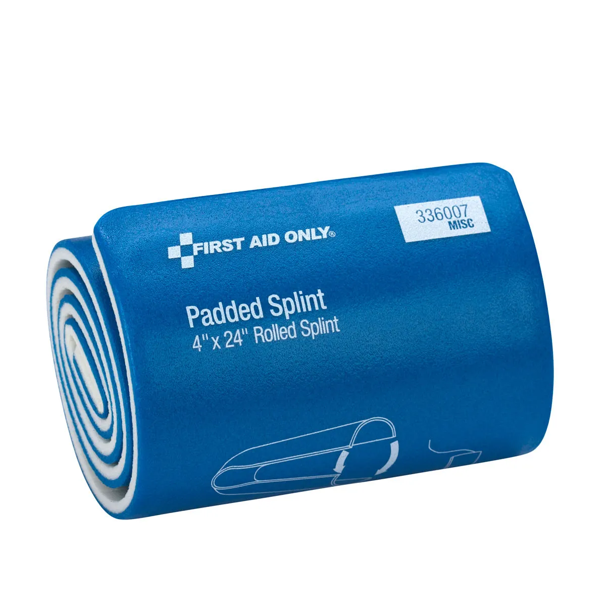First Aid Only polstret skinne 10x61 cm aluminium formbar