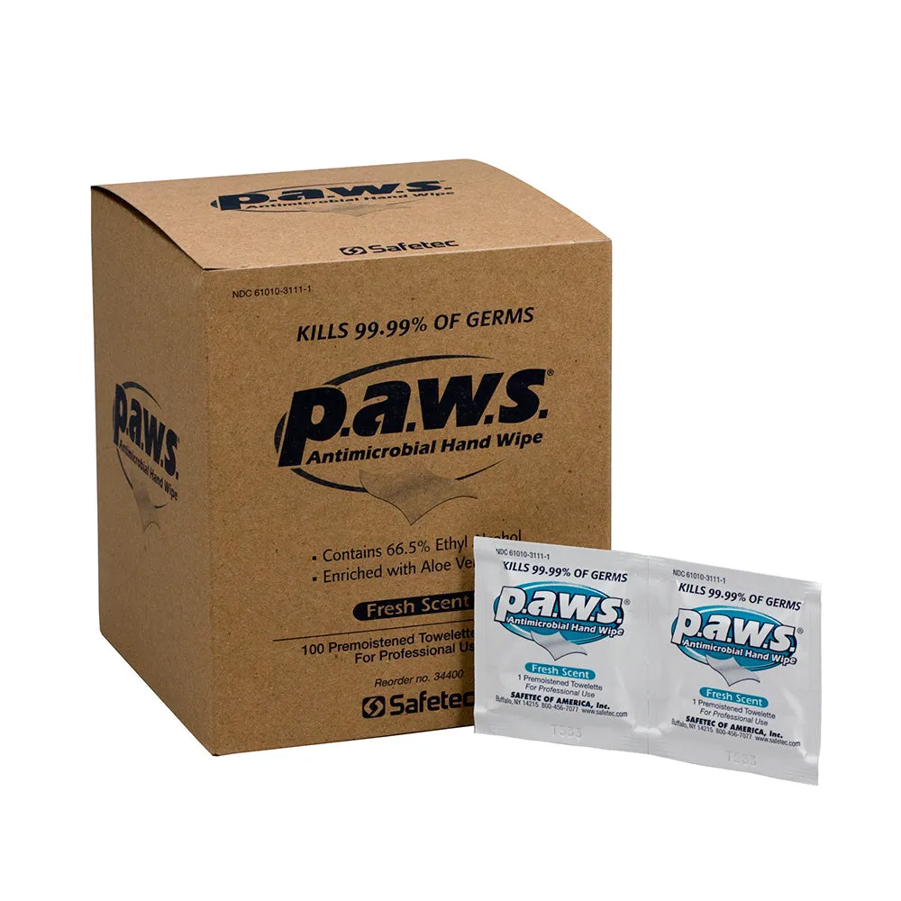 First Aid Only PAWS antibakterielle servietter 100 stk