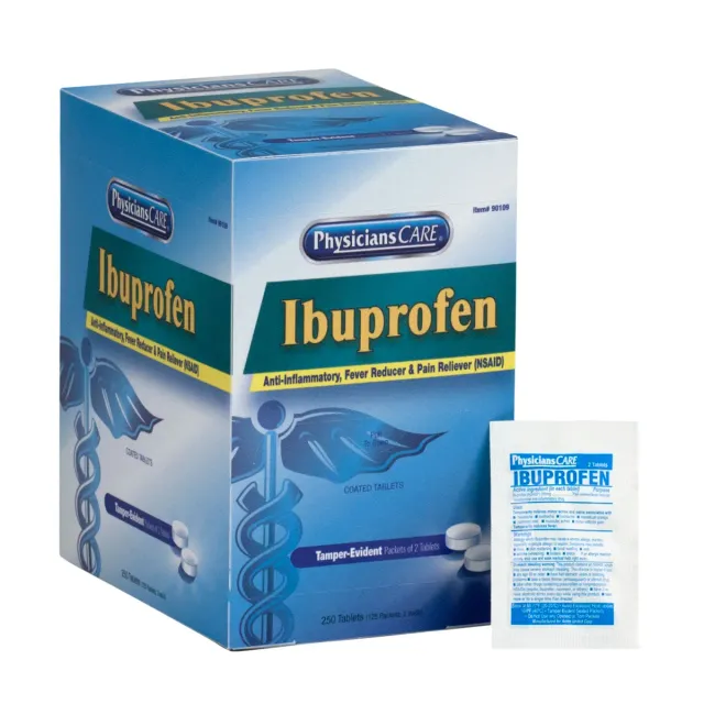 First Aid Only PhysiciansCare Ibuprofen tabletter 200 mg 125 poser