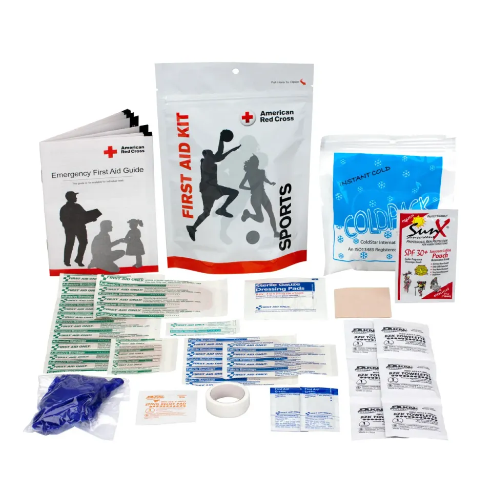 First Aid Only Sports førstehjelpssett med glidelås