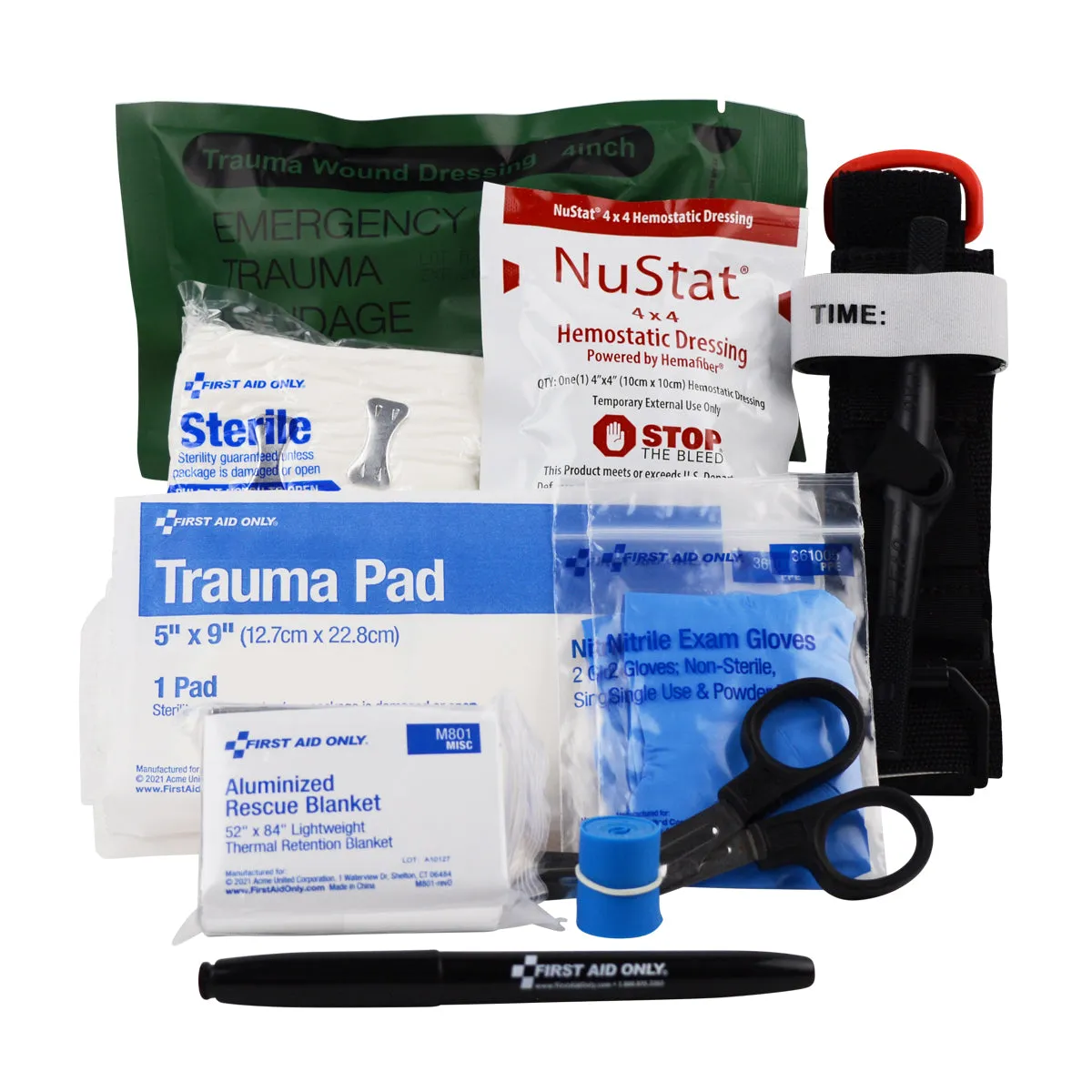 First Aid Only Bleeding Control blødningsstopp sett