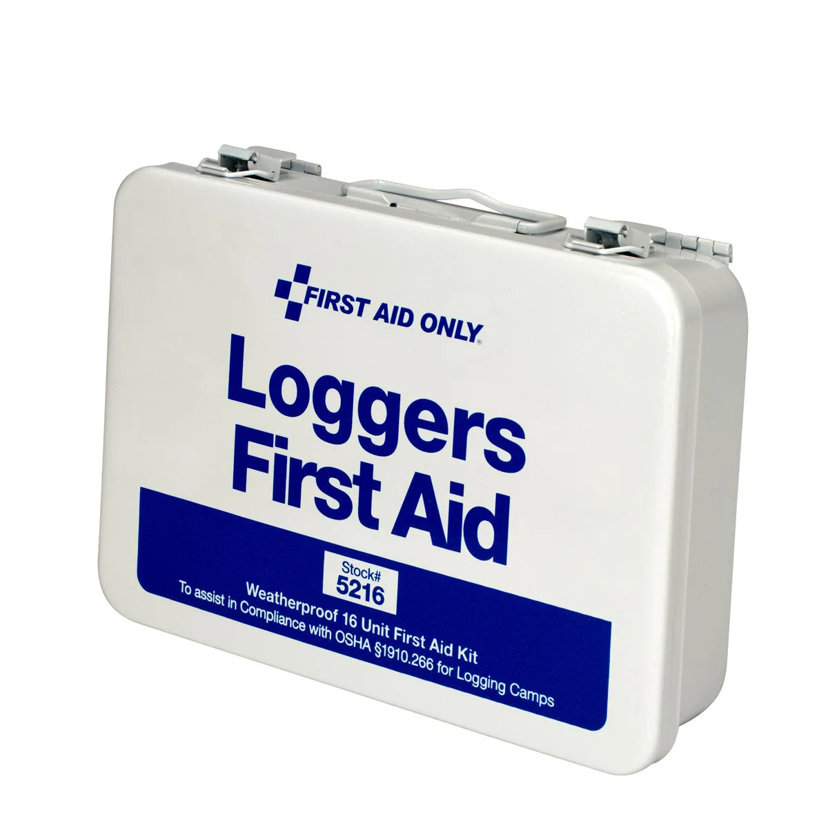 First Aid Only Loggers førstehjelpsskrin 25 personer metall