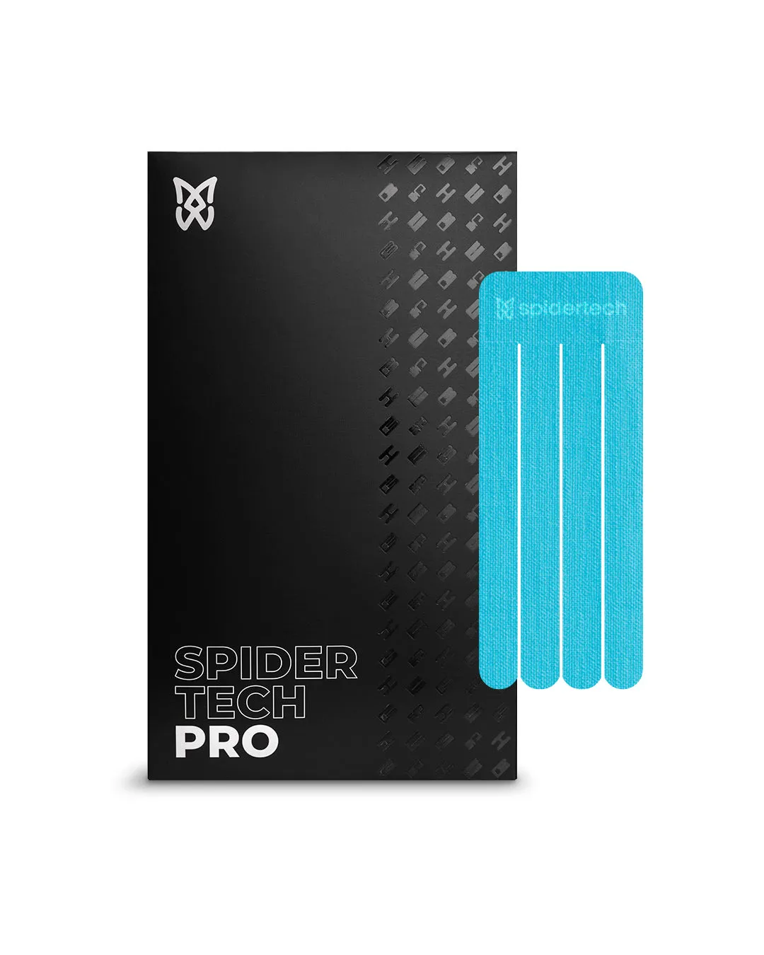 SpiderTech Pro Small Fan lymfetape blå 8 stk hevelse