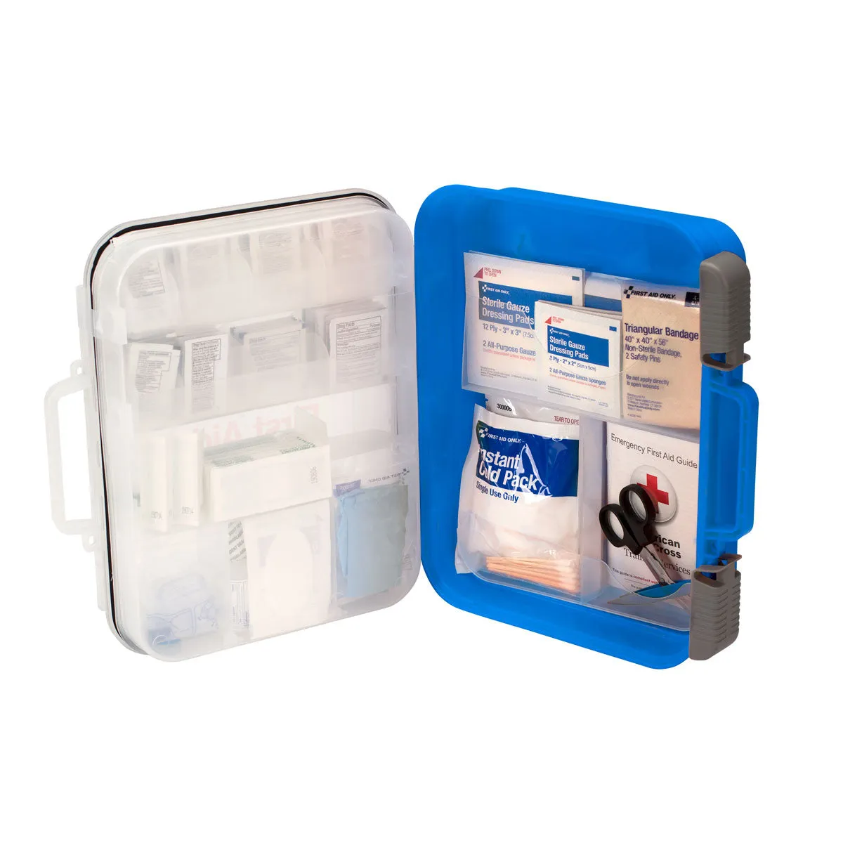 First Aid Only American Red Cross Clear Cover førstehjelpsskrin 50 personer