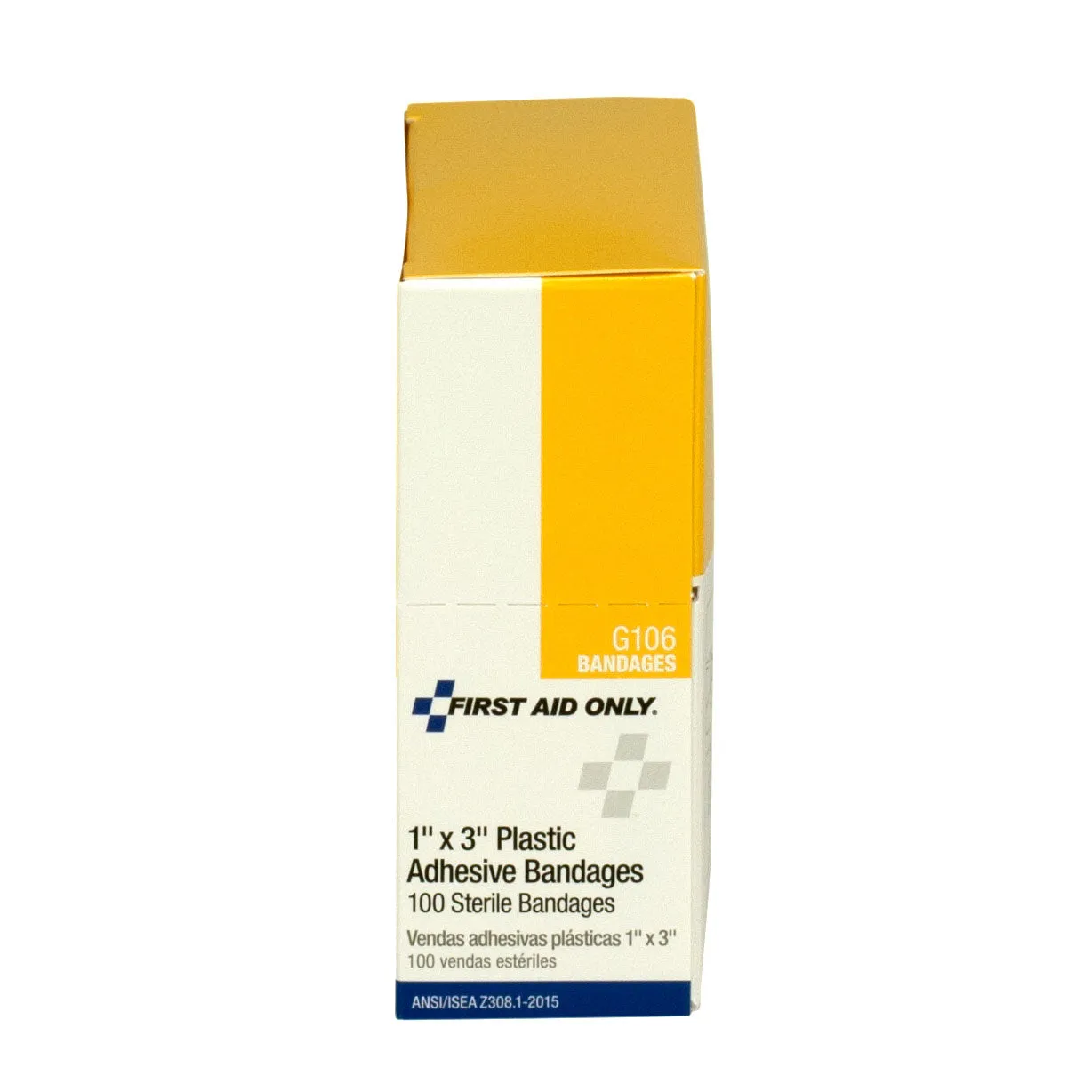 First Aid Only plastplaster 2,5x7,6cm 100 stk pustende