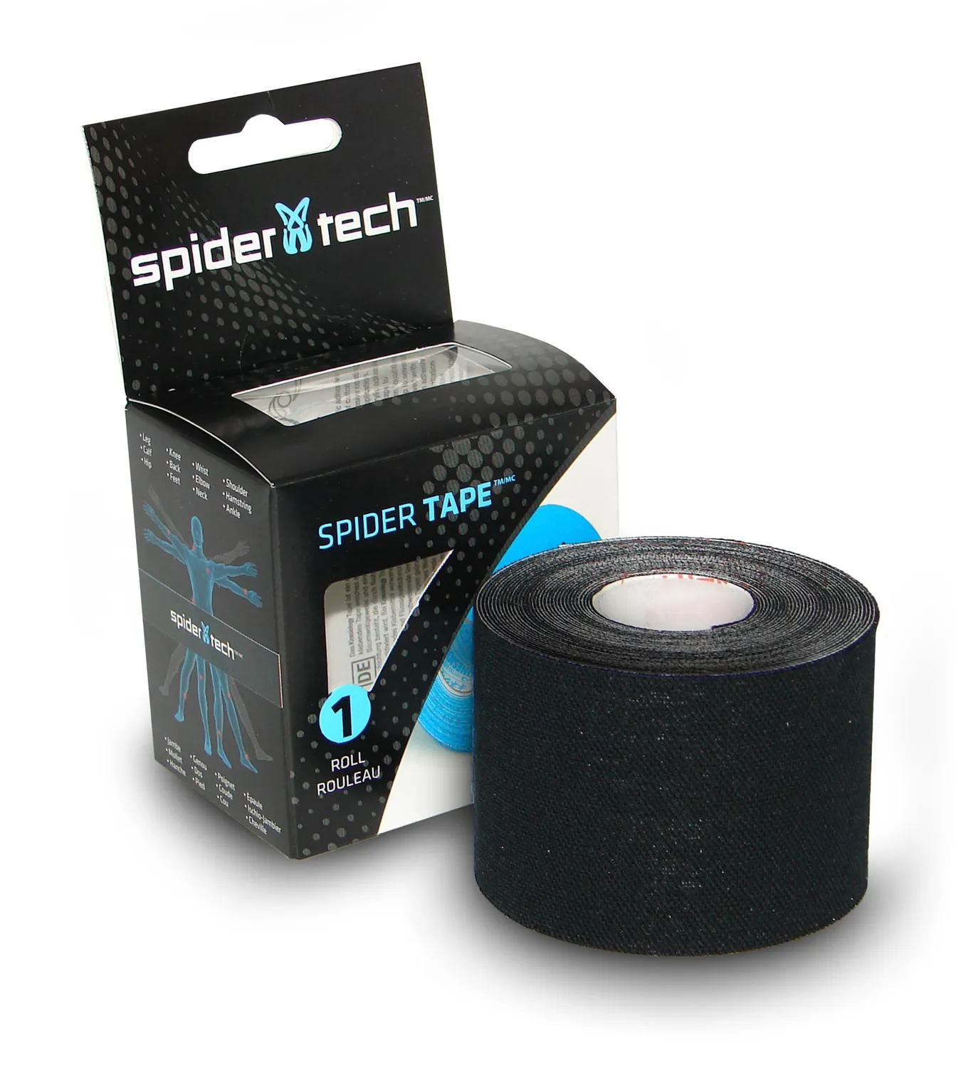 SpiderTech Nitto Denko Single Roll kinesiologitape beige rull