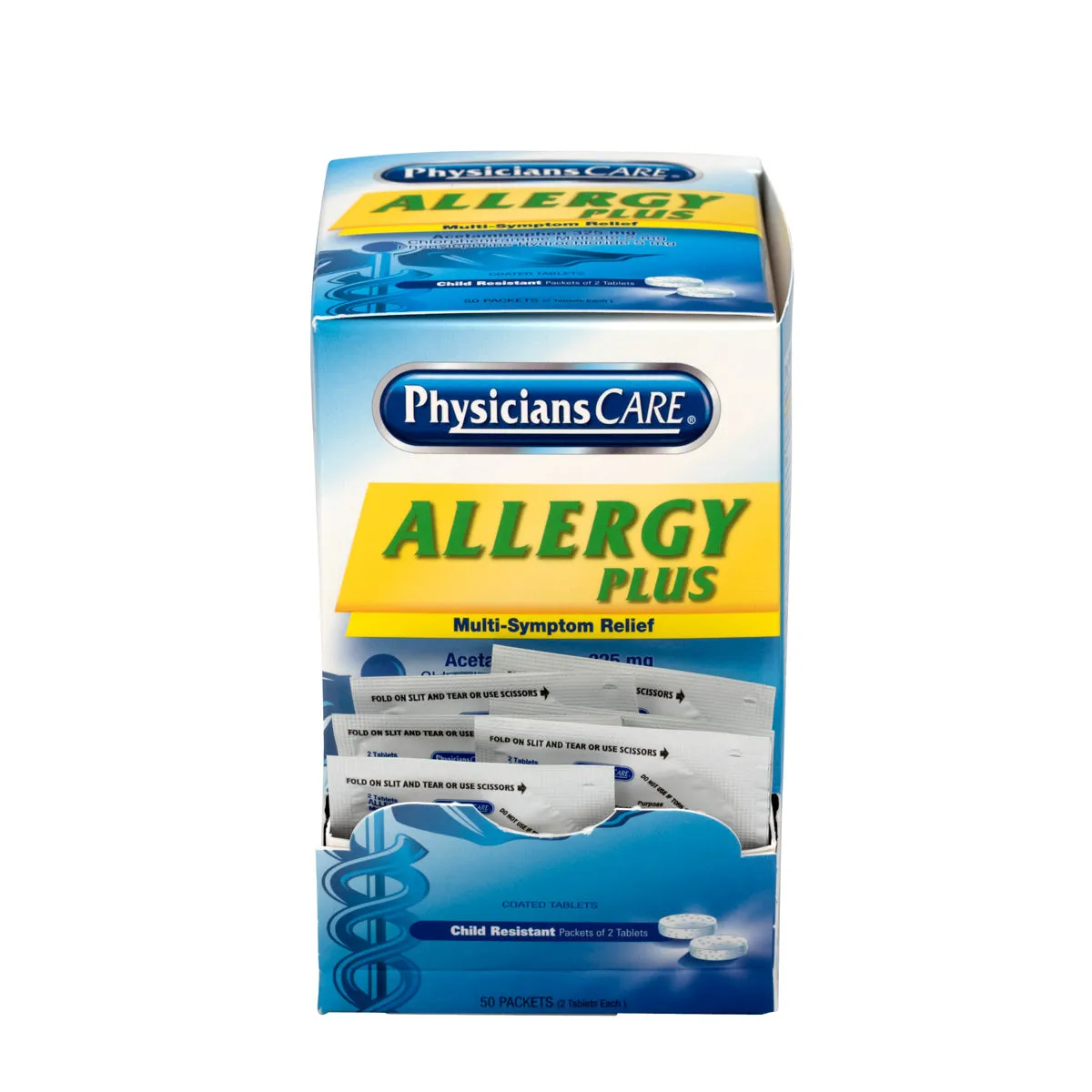 PhysiciansCare Allergy Plus allergitabletter 50 doser