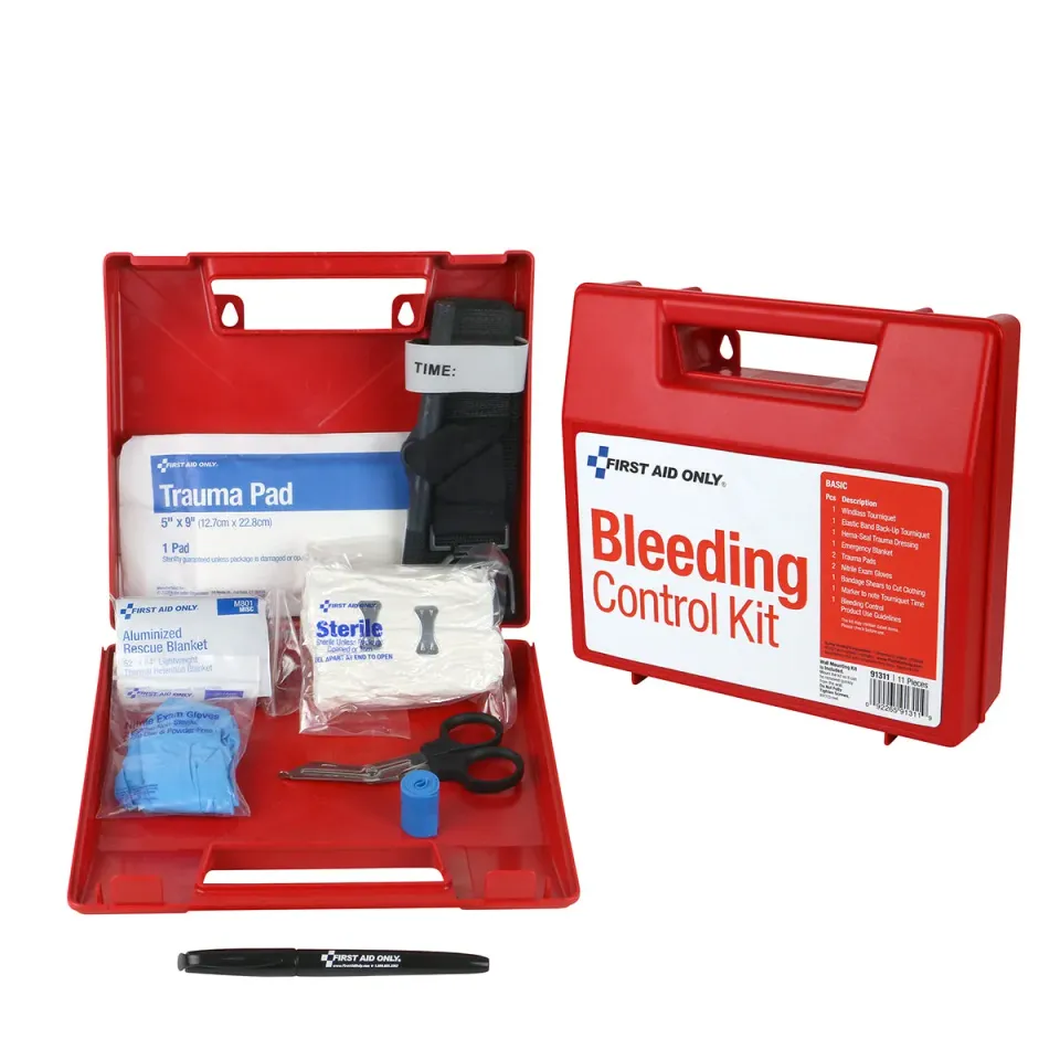 First Aid Only Bleeding Control veggstasjon blødning basic