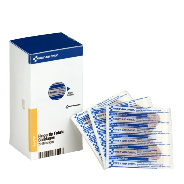 First Aid Only SmartCompliance fingertupp plaster stoff 20 stk