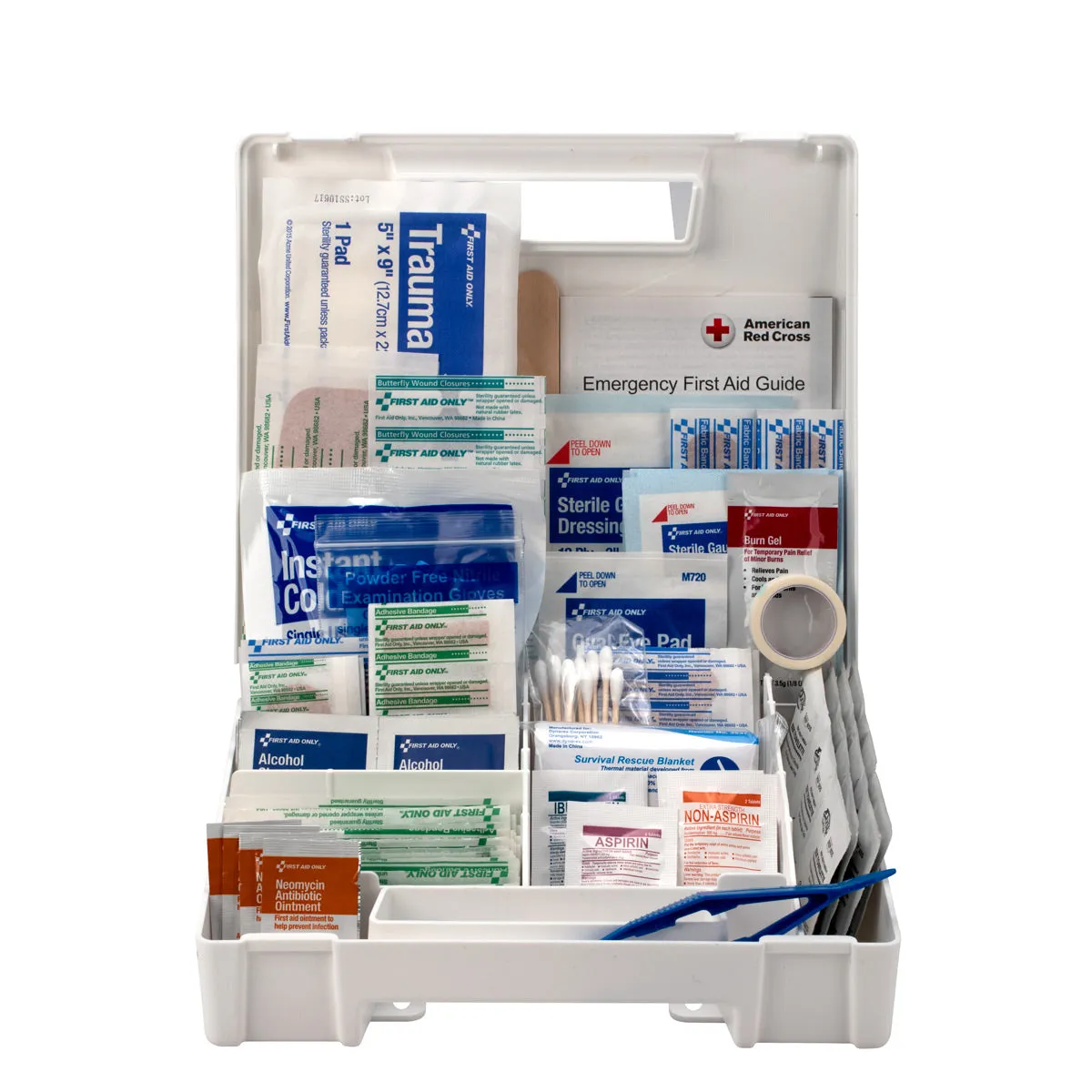 First Aid Only 199-deler førstehjelpssett plastkoffert kontor