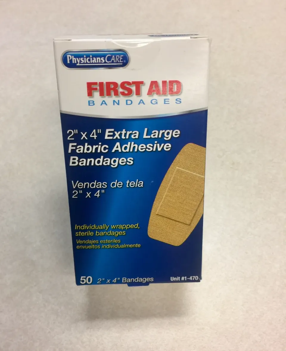 First Aid Only tekstilplaster XL 5x10cm 50 stk pustende