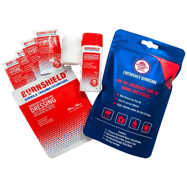 Burnshield Mundial Home Travel brannskadesett