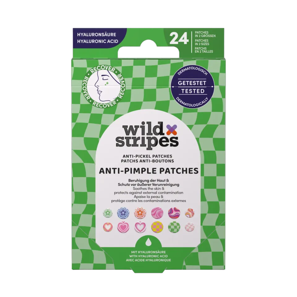Wild Stripes Groovy Recover kviseplaster 24 stk farget