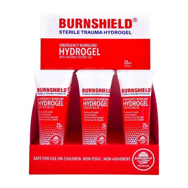 Burnshield Hydrogel brannskadegel 25 ml 12 stk