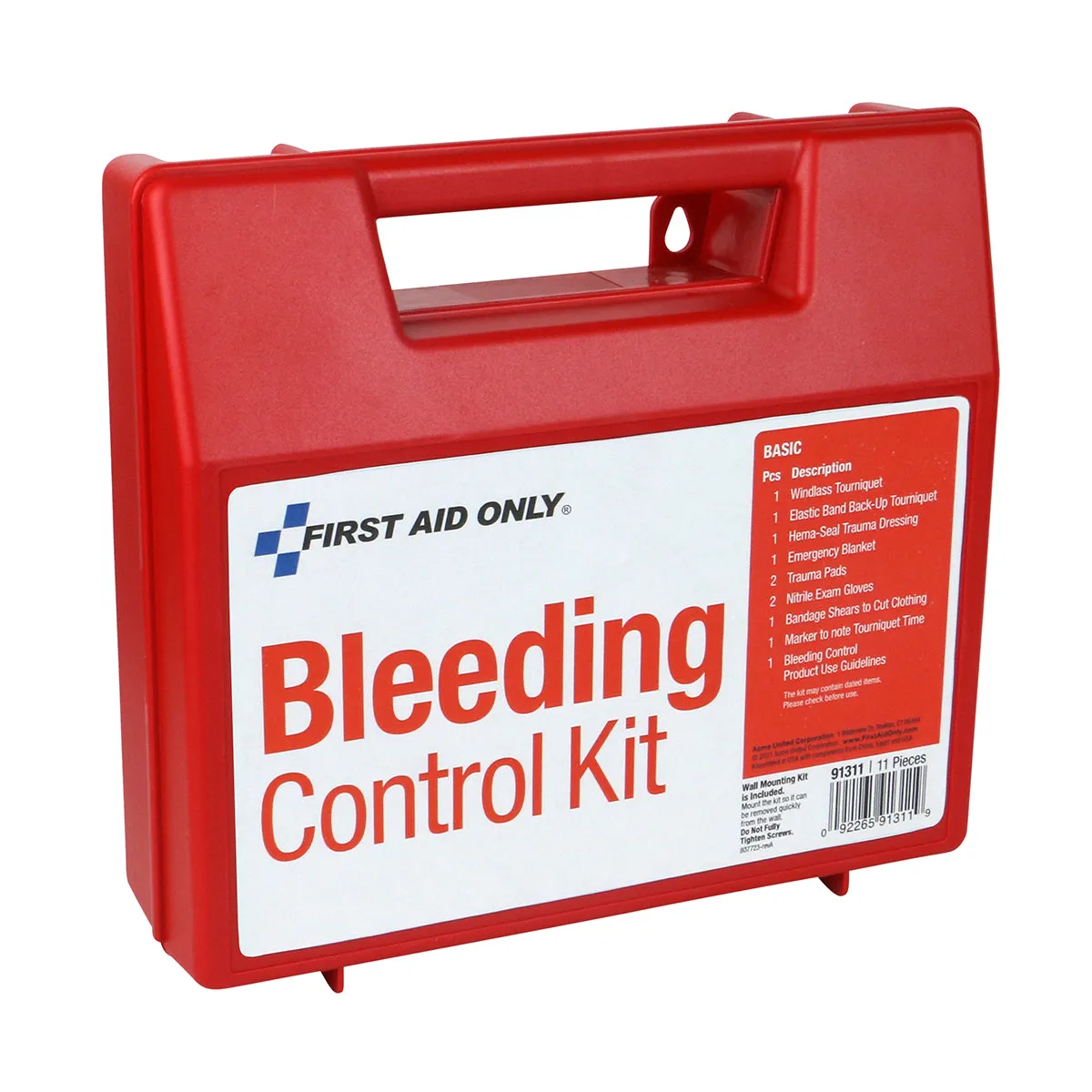 First Aid Only Bleeding Control veggstasjon blødning basic