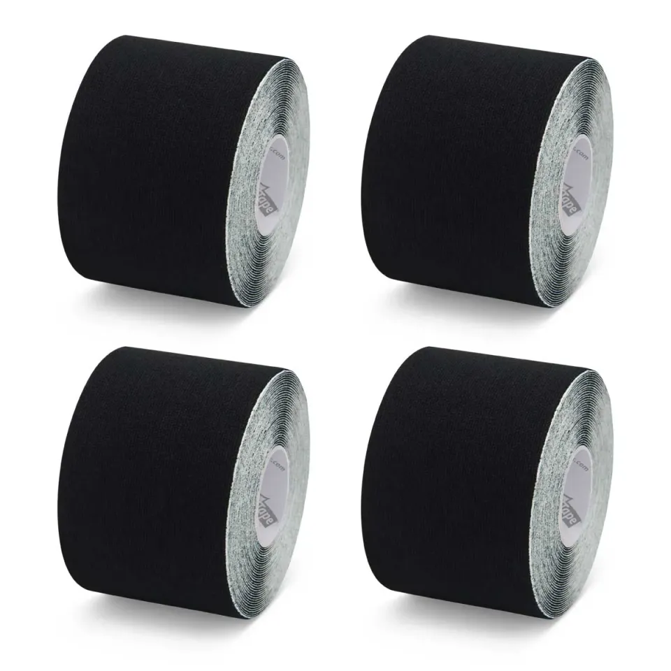 K-tape kinesiologitape 4x5m svart profesjonell