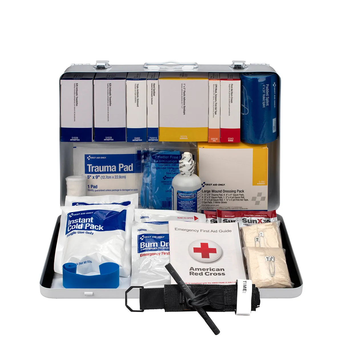 First Aid Only Contractor førstehjelpsskrin 50 personer metall ANSI B