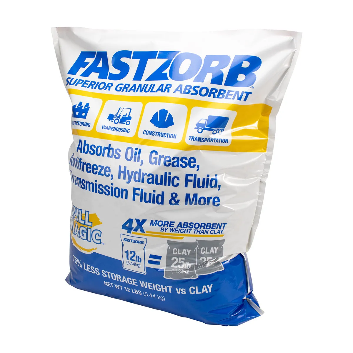 FASTZORB oljeabsorbent granulat 12 lbs pose