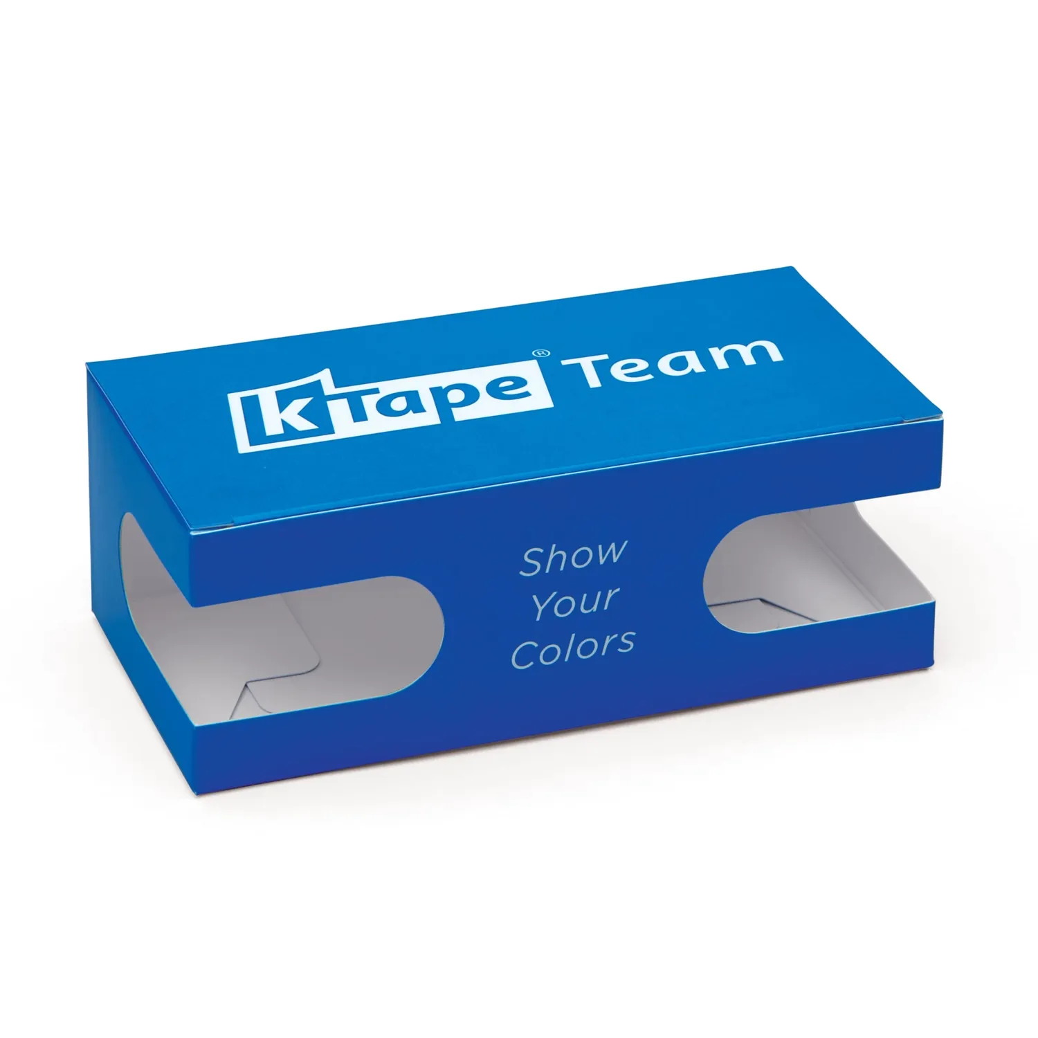 K-tape Team White & Sport Blue kinesiologitape 2x5 m blå lateksfri