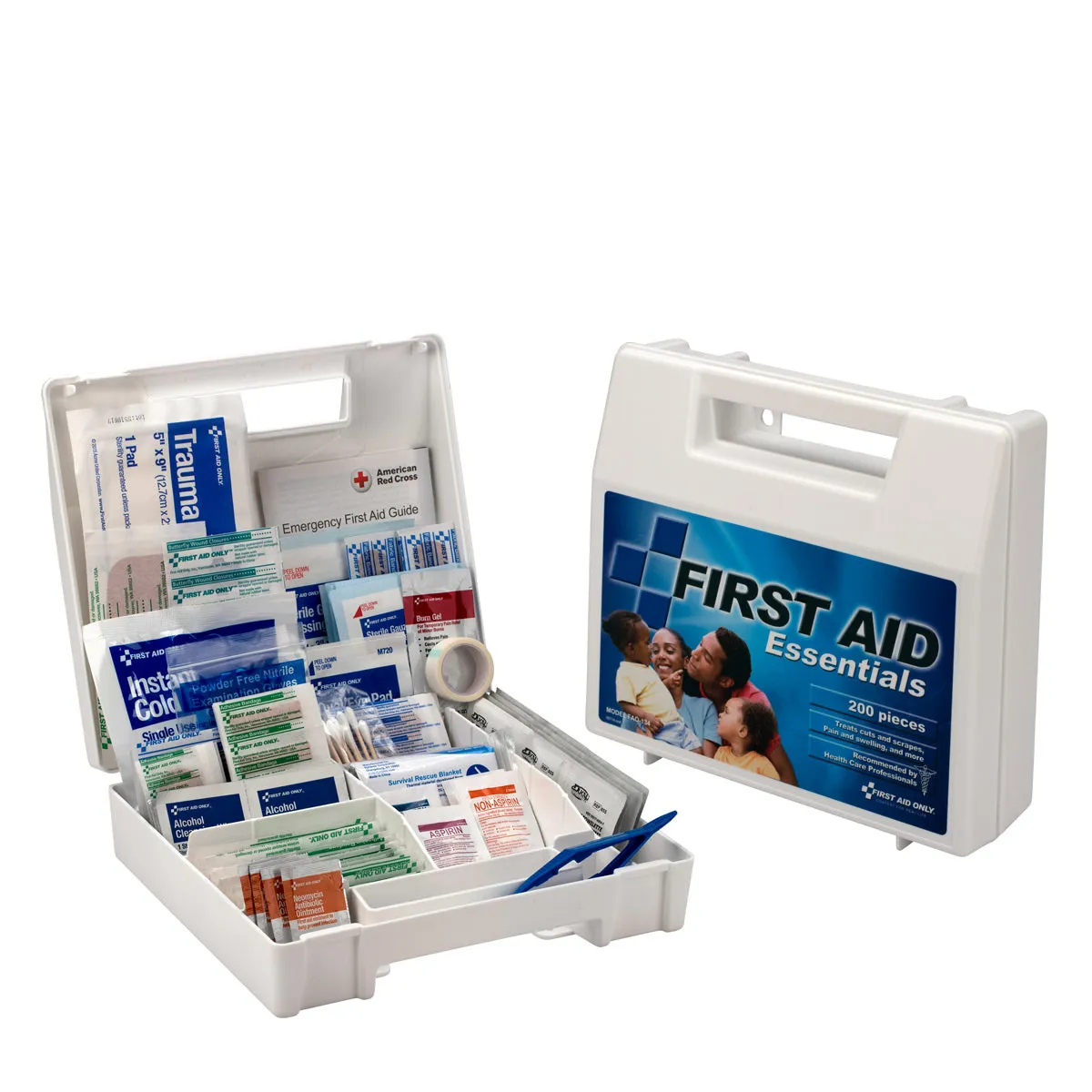 First Aid Only 199-deler førstehjelpssett plastkoffert kontor