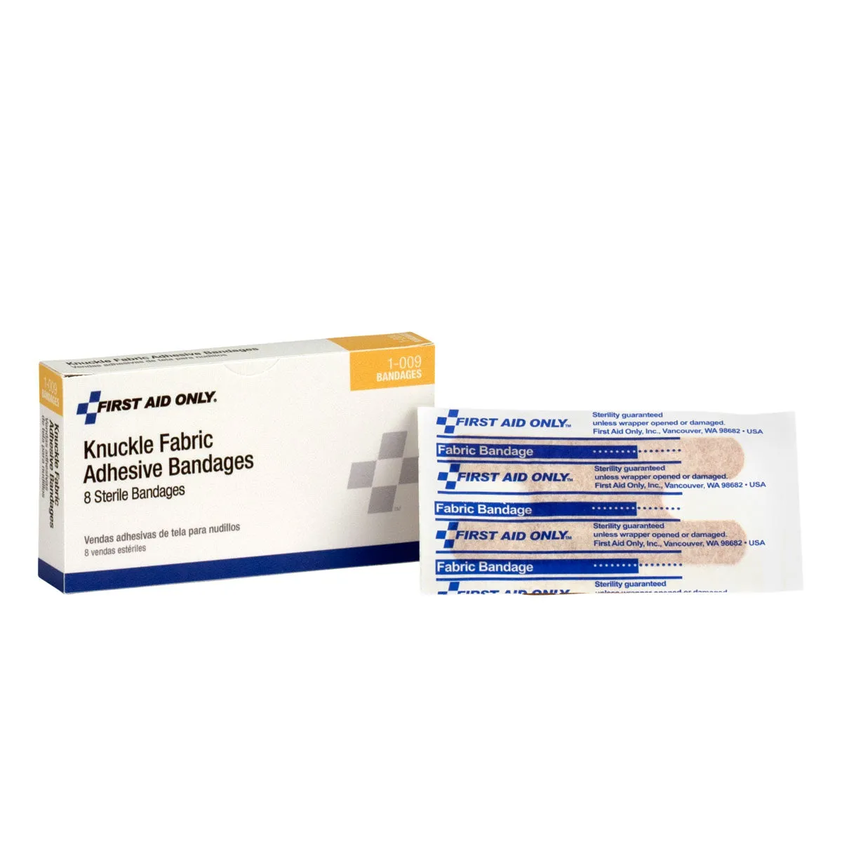First Aid Only knokeplaster stoff 8 stk fleksibelt