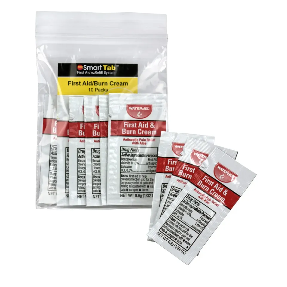 First Aid Only SmartCompliance Burn Cream gel 10 stk kjølende