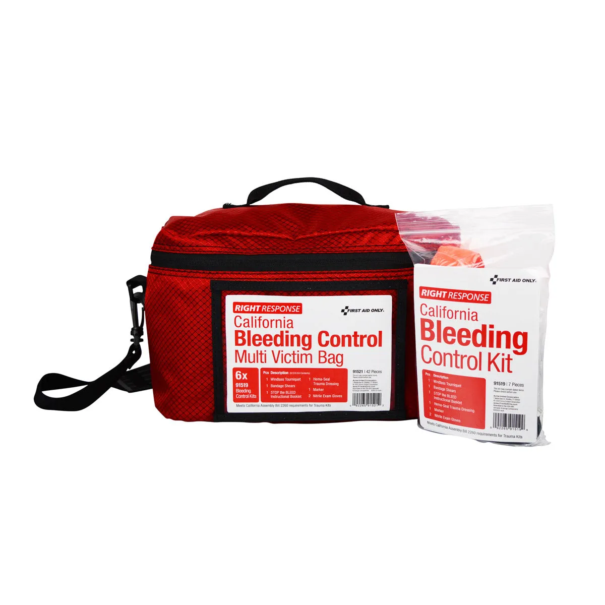 First Aid Only Bleeding Control blødningsskap