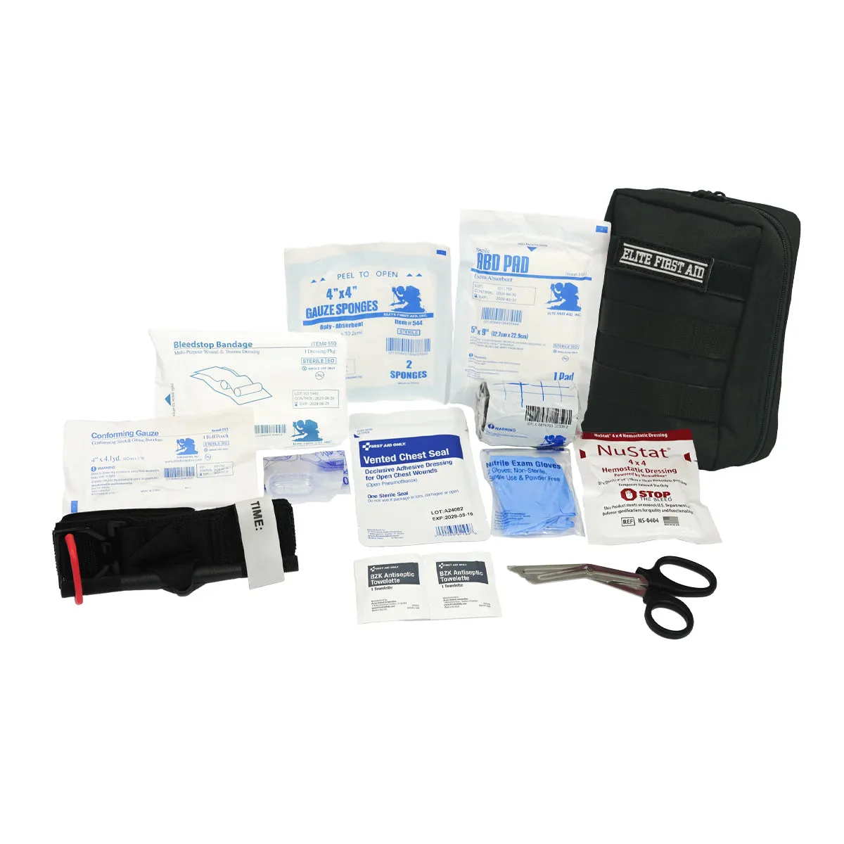 First Aid Only Tactical IFAK Advanced førstehjelpssett svart blødning