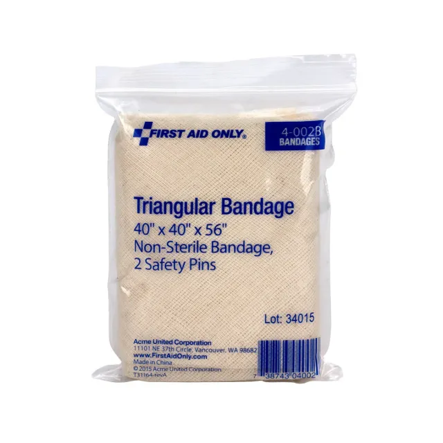 First Aid Only 40x40x56 trekantbandasje muslin steril 1 stk