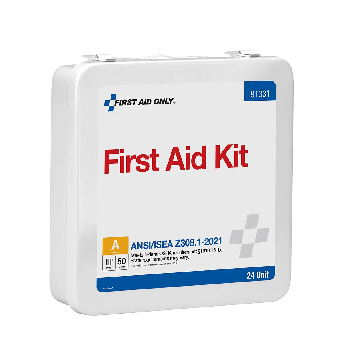 First Aid Only ANSI A førstehjelpsskap 50 personer metall 130 deler