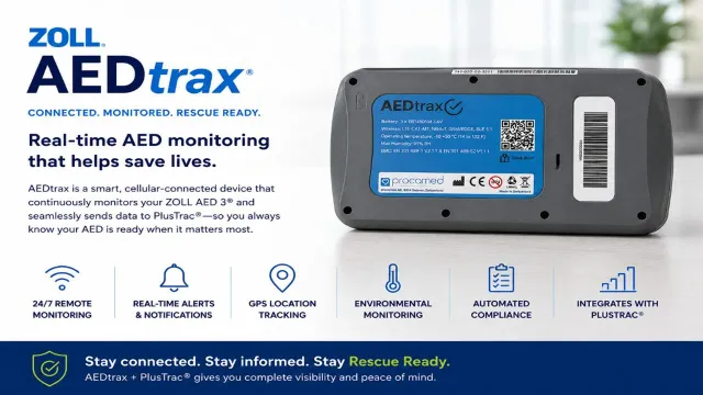 First Aid Only AEDtrax hjertestartermonitor ZOLL AED 3