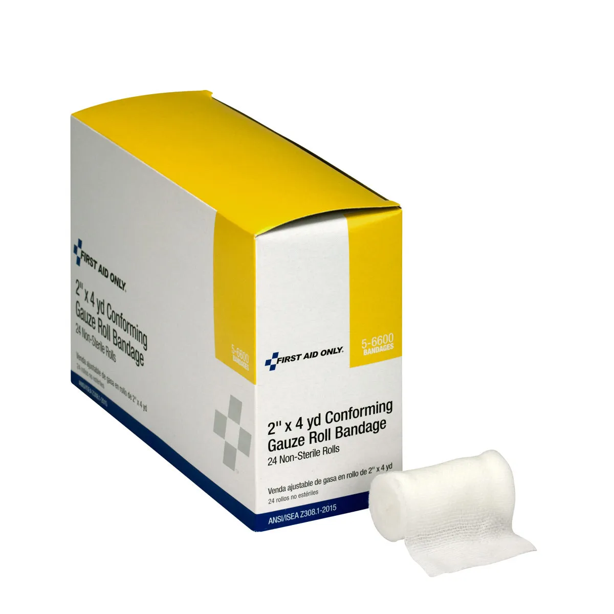 First Aid Only gasbind rull 5 cm x 4,5 m 24 stk elastisk