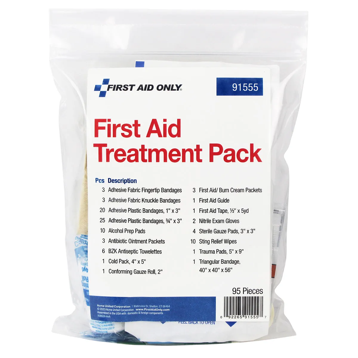 First Aid Only førstehjelpsskrin blødningskontroll bil