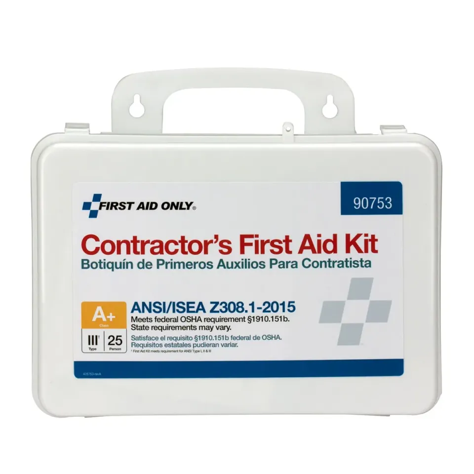 First Aid Only førstehjelpsskrin 25 personer plast 126 del