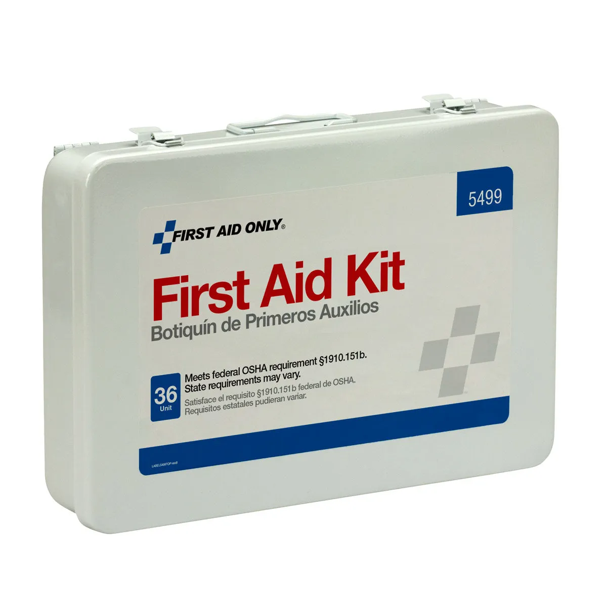 First Aid Only 36 Unit førstehjelpsskrin metall 50 pers vanntett