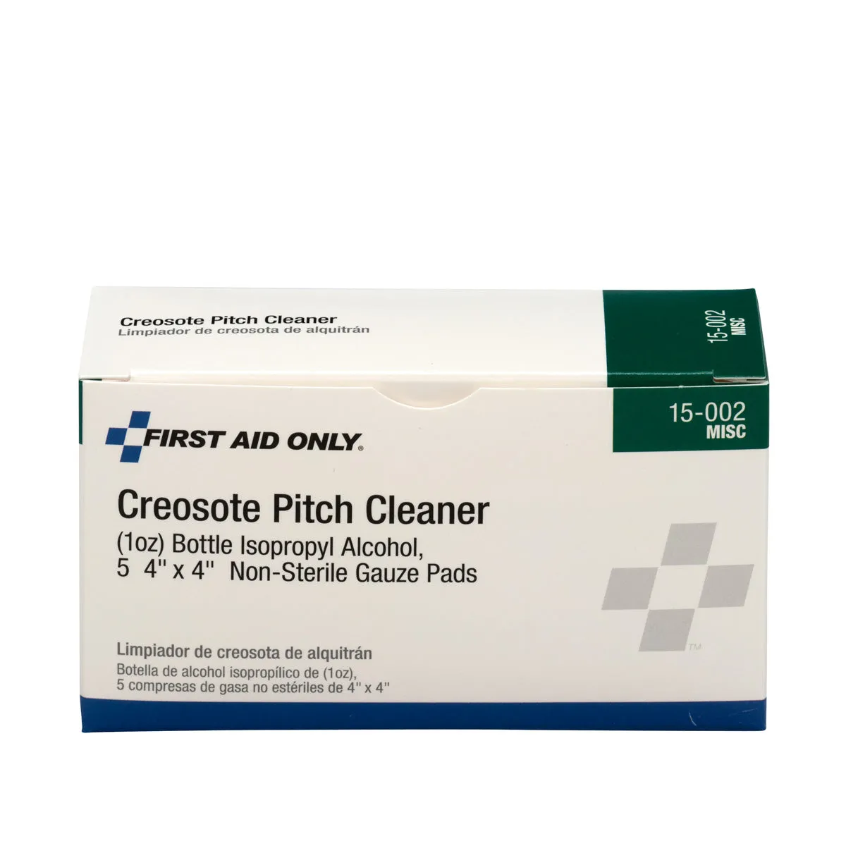 First Aid Only kreosotrens isopropanol 5 pads + flaske