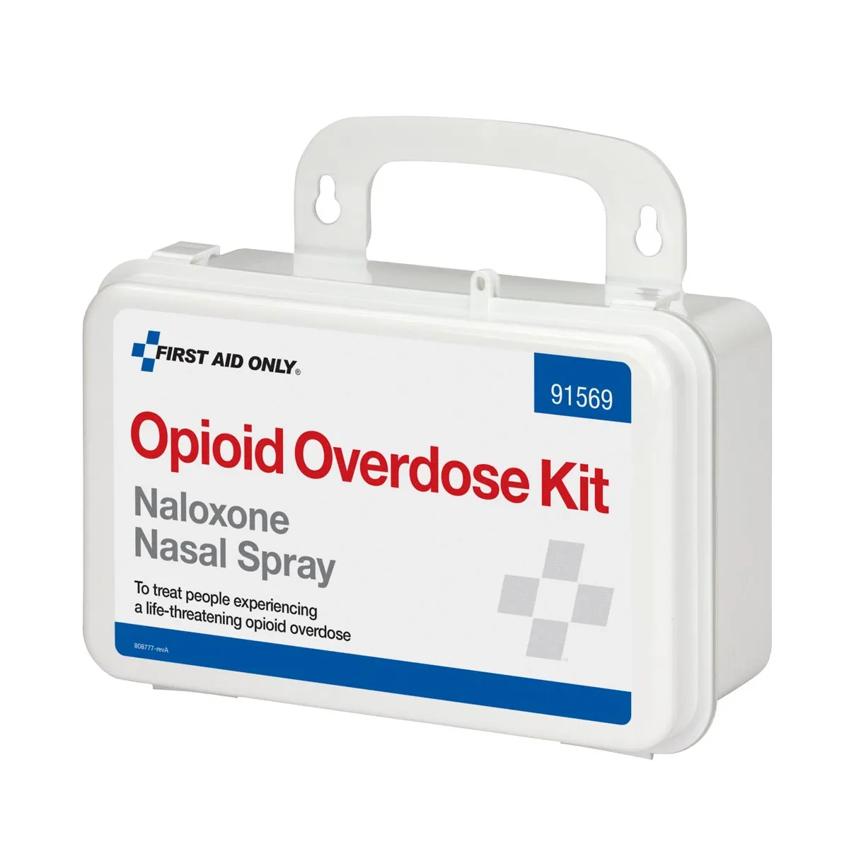 First Aid Only Opioid Overdose førstehjelpssett plast 2 spray